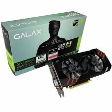 Placa de Vídeo Galax NVIDIA GeForce GTX 1060 OC Dual, 6GB, GDDR5, 192Bit, 60NRH7DSR4BY