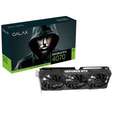 Placa De Vídeo Galax NVIDIA GeForce RTX 4070 1-Click OC 3X, 12GB, GDDR6X, DLSS, Ray Tracing, 47NOM7MD7QOC