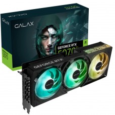 Placa de Vídeo Galax NVIDIA GeForce RTX 5070 Ti 1-Click OC, 16GB, GDDR7, ARGB, DLSS, Ray Tracing, 57IZN6MDBBOC