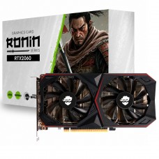 Placa de Vídeo Gamer Ninja NVIDIA GeForce RTX 2060 Ronin, 6GB, GDDR6, Ray Tracing, GN-PV-NVRTX20606D6