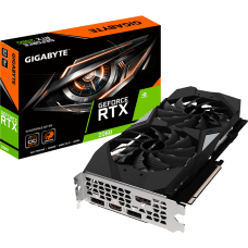 Placa de Vídeo Gigabyte Geforce RTX 2060 Windforce OC Dual, 6GB GDDR6, 192Bit