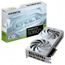 Placa de Vídeo Gigabyte NVIDIA GeForce RTX 5060 Ti Eagle OC ICE, 8GB, GDDR7, DLSS, Ray Tracing, GV-N506TEAGLEOC ICE-8GD