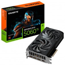 Placa de Vídeo Gigabyte NVIDIA GeForce RTX 5060 Ti Windforce, 8GB, GDDR7, DLSS, Ray Tracing, GV-N506TWF2-8GD