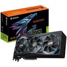 Placa de Vídeo Gigabyte NVIDIA GeForce RTX 5070 Aorus Master, 12GB, GDDR7, DLSS, Ray Tracing, GV-N5070AORUS M-12GD