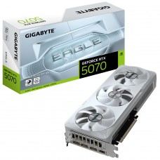 Placa de Vídeo Gigabyte NVIDIA GeForce RTX 5070 Eagle OC Ice SFF, 12GB, GDDR7, DLSS, Ray Tracing, GV-N5070EAGLEOC ICE-12GD