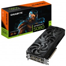 Placa de Vídeo Gigabyte NVIDIA GeForce RTX 5080 Windforce OC SFF, 16GB, GDDR7, DLSS, Ray Tracing, GV-N5080WF3OC-16GD 1.0
