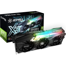 Placa de Vídeo INNO3D Geforce, ICHILL X3, RTX 3090, 24GB, GDDR6X, 384bit, C30903-246XX-1880VA37