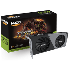 Placa de Vídeo INNO3D NVIDIA GeForce RTX 4060 TWIN X2, 8GB, GDDR6, DLSS, Ray Tracing, N40602-08D6-173051N