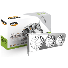 Placa de Vídeo INNO3D NVIDIA GeForce RTX 4070 Ti X3 OC White, 12GB, GDDR6X, DLSS, Ray Tracing, N407T3-126XX-186148W
