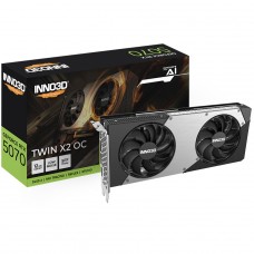 Terabyte Placa de Vídeo INNO3D NVIDIA GeForce RTX 5070 TWIN X2 OC, 12GB, GDDR7, DLSS, Ray Tracing, N50702-12D7X-195064N image