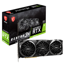 Placa de Vídeo MSI GeForce RTX 3080 Ti VENTUS 3X 12G OC, LHR, 12GB, GDDR6X, DLSS, Ray Tracing