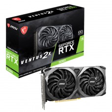 Placa de Vídeo MSI NVIDIA GeForce RTX 3060 VENTUS 2X OC, 12GB GDDR6, DLSS, Ray Tracing