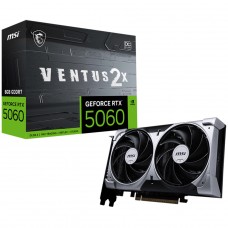 Placa de Vídeo MSI NVIDIA GeForce RTX 5060 Ventus 2X OC, 8GB, GDDR7, DLSS, Ray Tracing, 912-V537-002