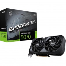 Placa de Vídeo MSI NVIDIA GeForce RTX 5070 Shadow 2X OC, 12GB, GDDR7, DLSS, Ray Tracing, 912-V532-011