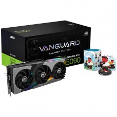 Placa de Vídeo MSI NVIDIA GeForce RTX 5090 Vanguard SOC Launch Edition, 32GB, GDDR7, DLSS, Ray Tracing, G5090-32VGSL