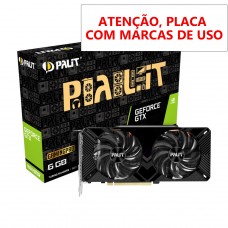Placa de Vídeo Palit NVIDIA GeForce GTX 1660 Super GP, 6GB, GDDR6, 192bit, NE6166S018J9-1160A-1 - Open Box COM MARCAS DE USO