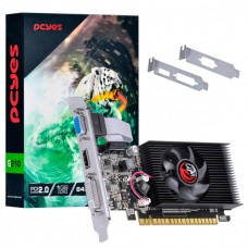 Placa de Vídeo PCYES NVIDIA GeForce G 210, 1GB, DDR3, 64-Bit, Low Profile, PVG2101GBR364LP