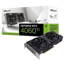 Placa de Vídeo PNY NVIDIA GeForce RTX 4060 TI Verto Dual Fan, 8GB, GDDR6, DLSS, Ray Tracing, VCG4060T8DFXPB1