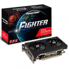 Placa de Vídeo PowerColor Fighter Radeon RX 6500 XT, 4GB, GDDR6, FSR, Ray Tracing, AXRX 6500XT 4GBD6-DHV3