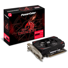 Placa de Vídeo PowerColor, Radeon, RX 550 Red Dragon, 2GB, GDDR5, 64Bit, AXRX 2GB64BD5-DH