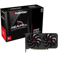 Placa de Vídeo PowerColor Reaper AMD Radeon RX 9060 XT, 8GB, GDDR6, FSR, Ray Tracing, RX9060XT 8G-A