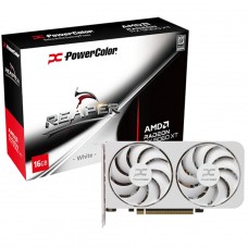 Placa de Vídeo PowerColor Reaper White AMD Radeon RX 9060 XT, 16GB, GDDR6, FSR, Ray Tracing, RX9060XT 16G-A/WHITE