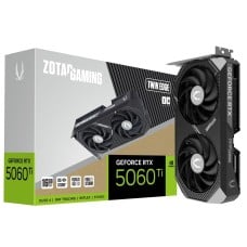 Placa de Vídeo Zotac Gaming NVIDIA GeForce RTX 5060 Ti Twin Edge OC, 16GB, GDDR7, DLSS, Ray Tracing, ZT-B50620H-10A