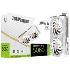 Placa de Vídeo Zotac Gaming NVIDIA GeForce RTX 5060 Twin Edge OC White Edition, 8GB, GDDR7, DLSS, Ray Tracing, ZT-B50600Q-10M
