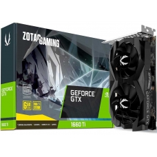 Placa de Video Zotac NVIDIA GeForce GTX 1660 Ti Twin Fan, 6GB, GDDR6, PCI-EXP, ZT-T16610F-10L