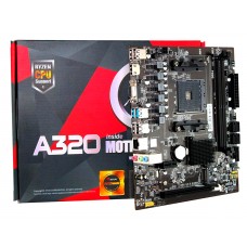 Placa Mãe AFox A320, Chipset A320, AMD AM4, mATX, DDR4, A320-MA-V2