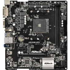 Placa Mãe ASRock AB350M-HDV, Chipset B350, AMD AM4, mATX, DDR4