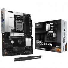 Placa Mãe ASRock B850 Rock WiFi 7, Chipset B850, AMD AM5, ATX, DDR5