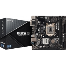 Placa Mãe ASRock H310CM-DVS, Chipset H310, Intel LGA 1151, mATX, DDR4, 90-MXB8K0-A0UAYZ