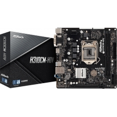 Placa Mãe ASRock H310CM-HDV, Chipset H310, Intel LGA 1151, mATX, DDR4