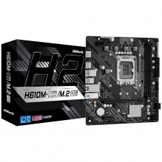 Placa Mãe ASRock H610M-H2/M.2 D5, Chipset H610, Intel LGA 1700, mATX, DDR5