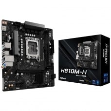 Placa Mãe ASRock H810M-H, Chipset H810, Intel LGA 1851, mATX, DDR5
