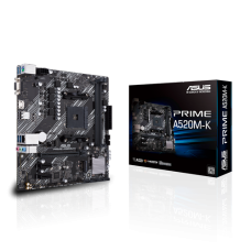 Placa Mãe ASUS Prime A520M-K, Chipset A520, AMD AM4, mATX, DDR4, 90MB1500-M0EAY0