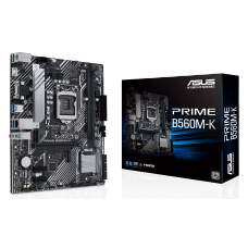 Placa Mãe Asus Prime B560M-K, Chipset B560, Intel LGA 1200, mATX, DDR4, 90MB16S0-M0EAY0