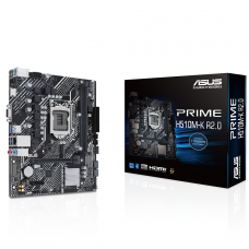 Placa Mãe ASUS PRIME H510M-K R2.0, Chipset H470, Intel LGA 1200, mATX, DDR4, 90MB1E80-M0EAY0