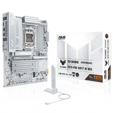 Placa Mãe Asus TUF Gaming X870-PRO WIFI7 W NEO, Chipset X870, AMD AM5, ATX, DDR5, Branca