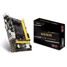 Placa Mãe Biostar A68MHE, Chipset A68H, AMD FM2+, mATX, DDR3