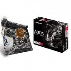 Placa Mãe Biostar A68N-2100K 2.0 Com Processador AMD E1-6010, Chipset AMD Beema, Mini-ITX, DDR3
