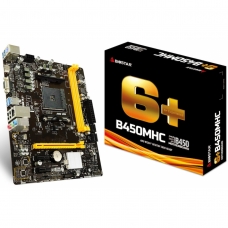 Placa Mãe Biostar B450MHC, Chipset B450, AMD AM4, mATX, DDR4