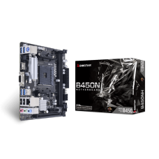 Placa Mãe Biostar B450NH, Chipset B450, AMD AM4, Mini ITX, DDR4, AB45AI4S-R01-BS210X