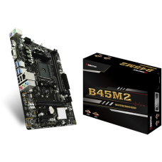 Placa Mãe Biostar B45M2, Chipset B350, AMD AM4, mATX, DDR4