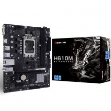 Placa Mãe Biostar H610MHC 2.0, Chipset H610, Intel LGA 1700, MATX, DDR4