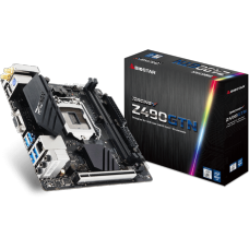 Placa Mãe Biostar Racing Z490GTN, Chipset Z490, Intel 1200, Mini-ITX, DDR4