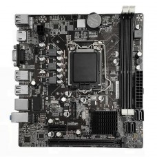 Placa Mãe BRX H61, Chipset H61, Intel LGA 1155, 10/100/1000, MATX, DDR3 - Open Box