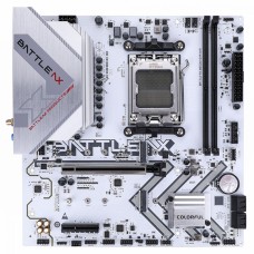 Placa Mãe Colorful Battle-AX B650M-GHA WIFI V14, Chipset B650, AMD AM5, MATX, DDR5, Branca