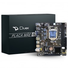 Placa Mãe Duex DX B75ZG M2, Chipset B75, Intel LGA 1155, MATX, DDR3
